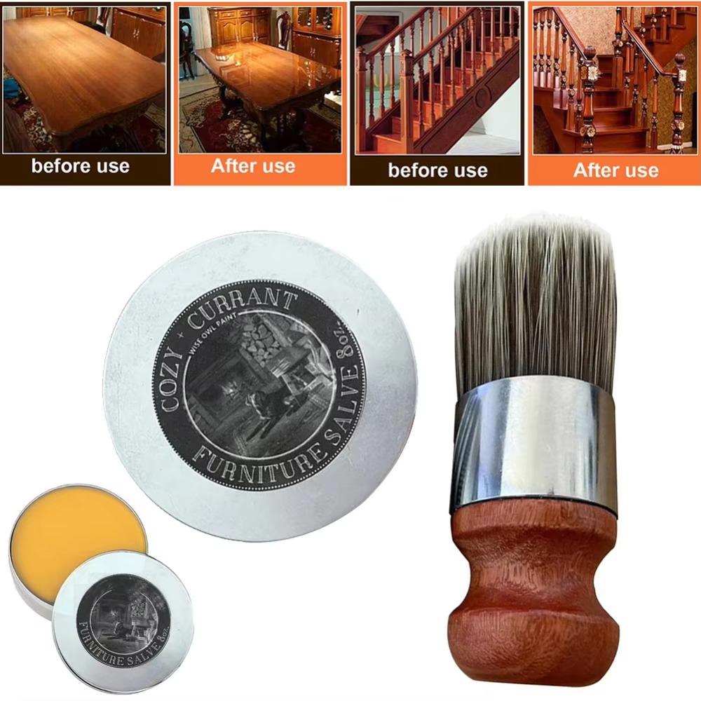 With Brush Leather Furniture Salve Wise Owl Leather Skin Refurbish Repair Tool