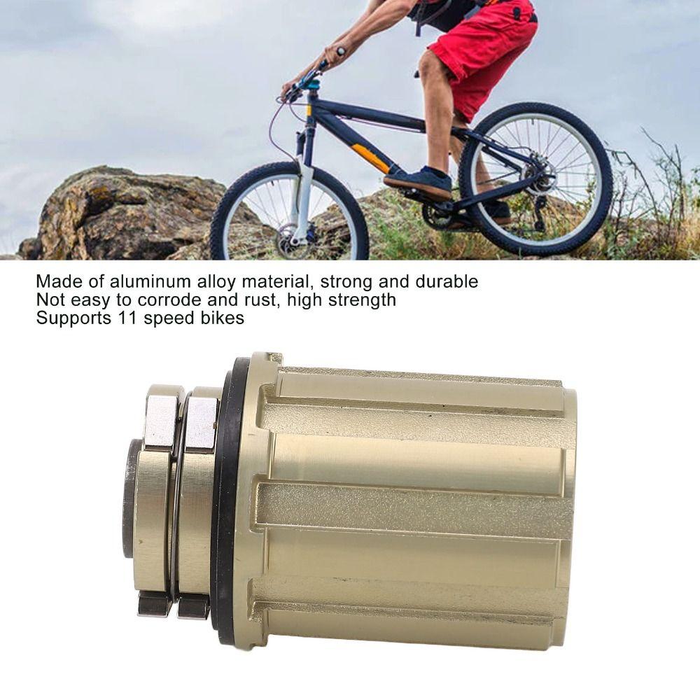 Aluminum Alloy Mountain Road Bikes Freehub Body 2 Bearings Road Bike Freehub Body  Replacement Part