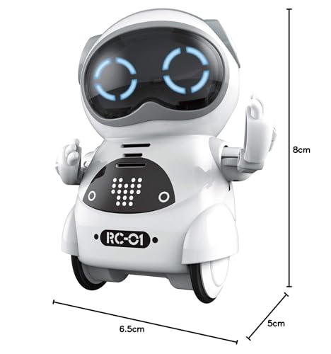 Youcan Robot Pocket Robot, Easy English Talking Robot Toy, Educational Toy, Communication Robot, Birthday Gift for Kids, [Japanese Packaging and Instr