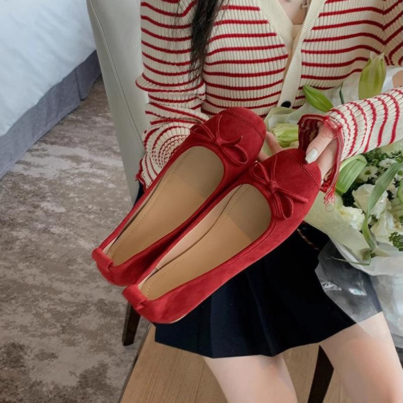 

Интернет-знаменитость, новая виноградная мать, сериал Studiolee Evergreen! Маленький квадратный бант с круглой головкой в балетном стиле, мягкий 35