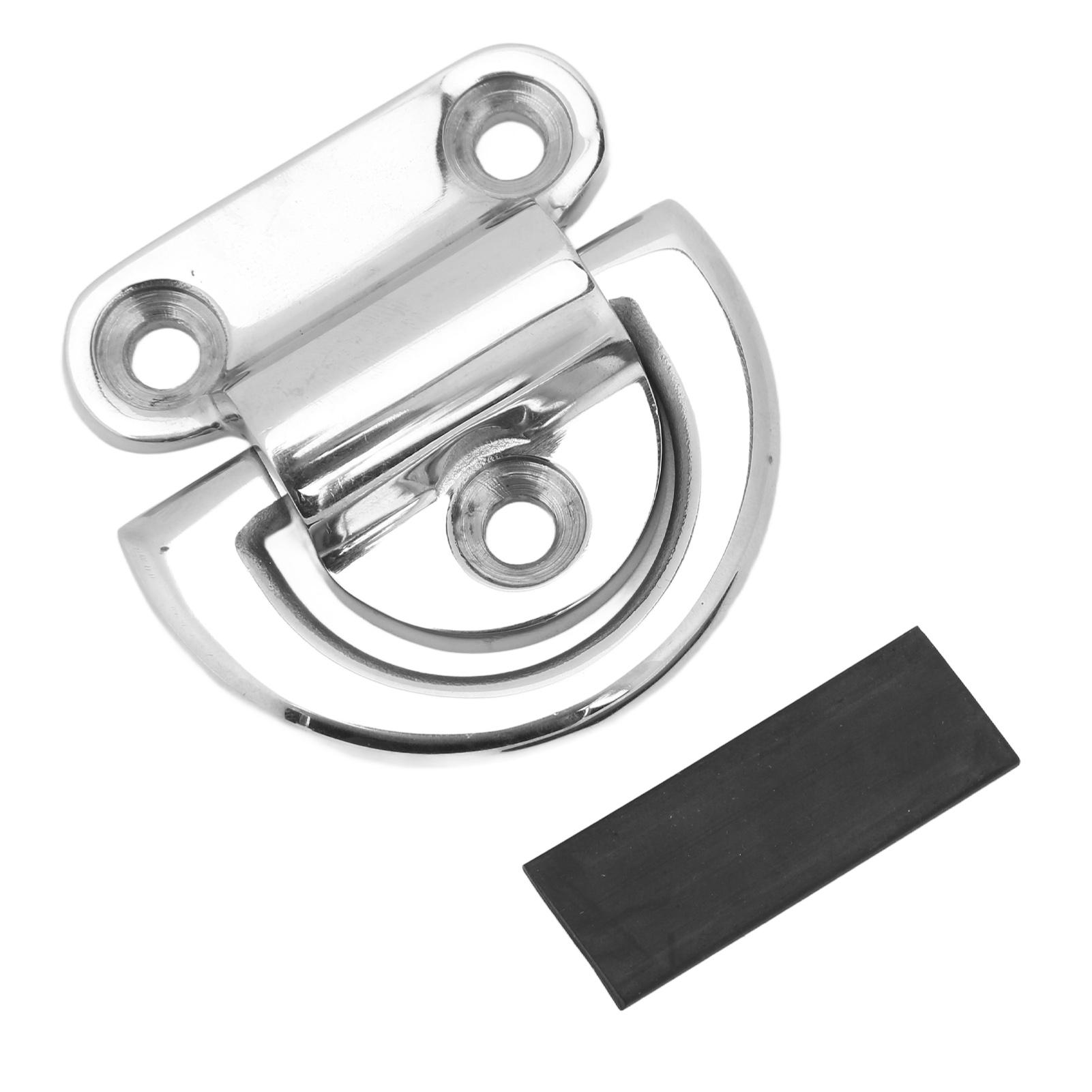 

Marine Folding Pad Eye 316 Stainless Steel Marine Grade Accessory Replacement for Ship Boat Yacht
