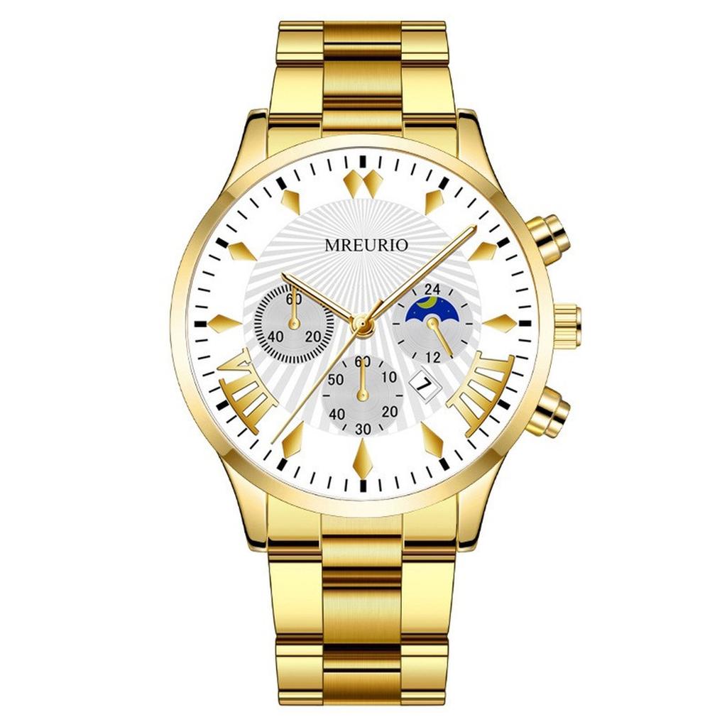 Mens Leather Business Fashion Watch Strap Watch For Gift Giving