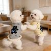Breathable Pet Short Sleeve Cat Pattern Dog Undershirt Cute Dogs Pullover  Indoor/Outdoor