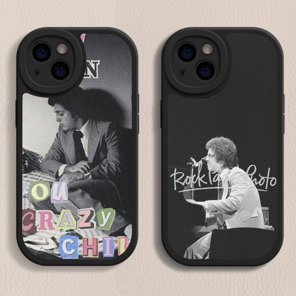 Singer Billy J-Joel Phone Cover For IPhone 16 15 14 13 12 11 Pro Max Plus Leather Soft Case