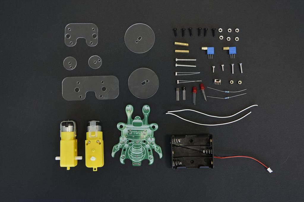 Dusty DIY light-tracking robot