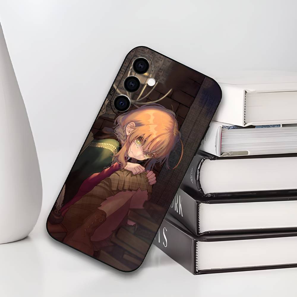 S-Silent Anime W-Witch Phone Case Silicone Soft For Samsung Galaxy A73,A72,A71,A70,A53,A52,A51