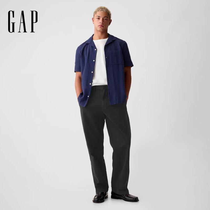 Gap Men's 2025 Spring Loose Fit Casual Khaki Pants