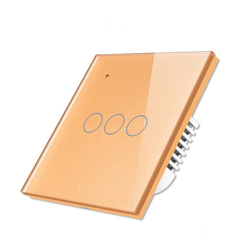 Tuya Smart Home Touch Wall Switch with WiFi & Voice Control - European & British Standards