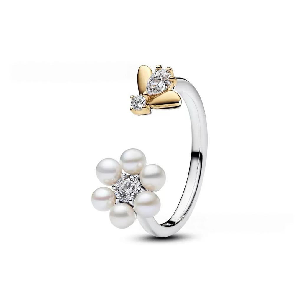 Waterdrop Ring S925 Silver Zircon Blue Stone Heart Ring Fashionable Women's Jewelry Party Wedding Gifts