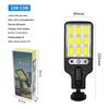 Solar LED Outdoor Wall Light with Motion Sensor, Remote Control, Waterproof for Courtyard and Home Lighting.