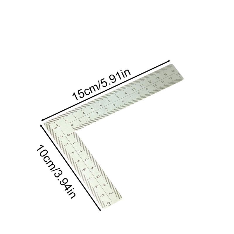 Holzbearbeitungswinkel L-Form Lineal Zimmerwerkzeug Zimmermannswinkel 90 Grad Hochpräzises Messwerkzeug Zum Anfertigen von Layouts