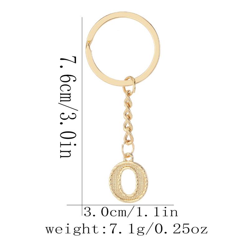 26 Alphabet Schlüsselanhänger Initial Schlüsselanhänger Zubehör Anhänger für Geldbörse Rucksack Handtasche Charms
