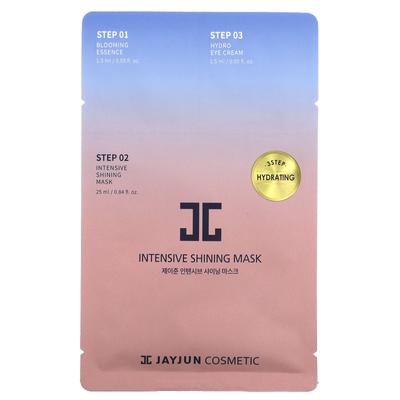 Jayjun Cosmetic, 3-stufige feuchtigkeitsspendende Schönheitsmaske, 1 Set