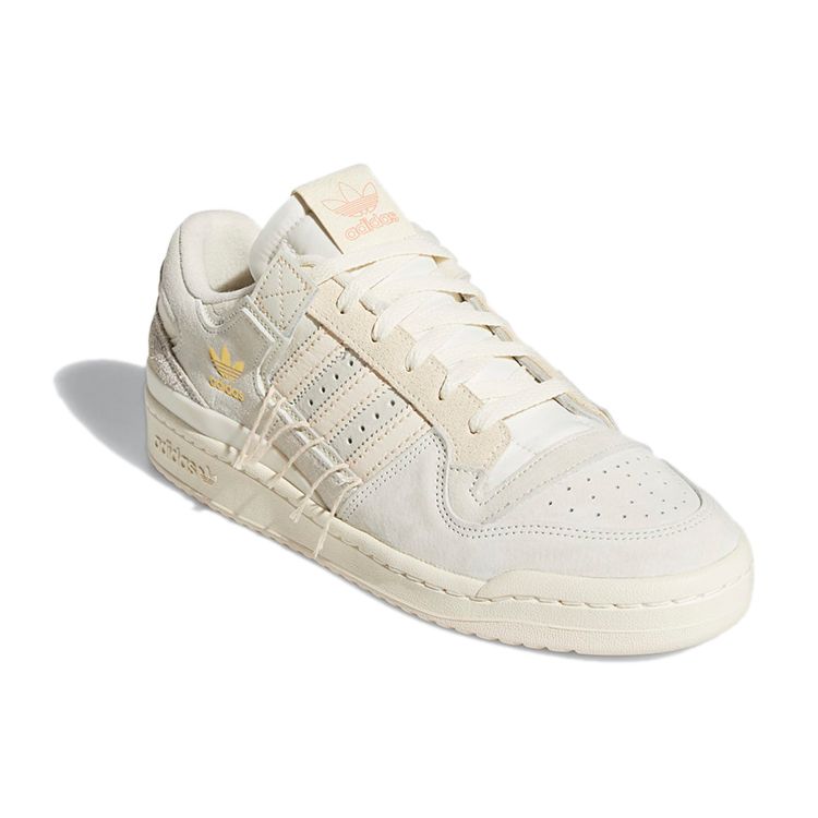 Adidas Forum 84 Low Off White Unisex Sneakers Wonder-White Halo-Blush GW0299