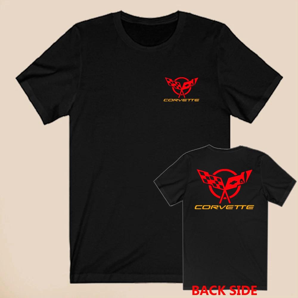 Men s and Women s T-shirts Corvette Flag L