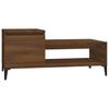 Coffee Table in Brown Oak Look 100 x 50 x 45 cm Engineered Wood
