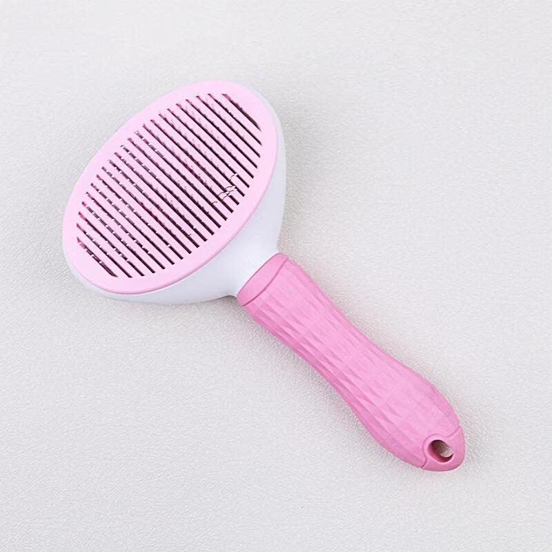 SEE KEAN Self-Cleaning Pet Grooming Pin Brush