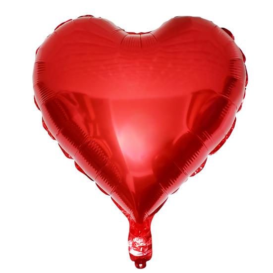 1 Set Heart Balloon Inflatable Conjoined Aluminum Foil Happy Valentine's Day Love Letter Balloons Decor for Holiday