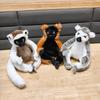 Simulation Lemur Doll Plush Toy Stuffed Wild Animal Long Tail Plushie Companion Appeasing Gift