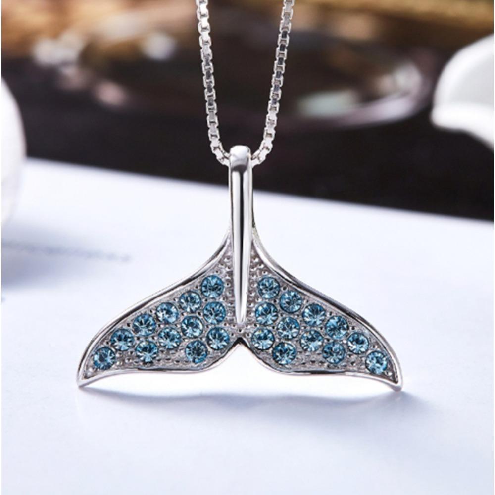 Fish Tail Necklace Fashionable and Simple Chain Item Fresh Accessory