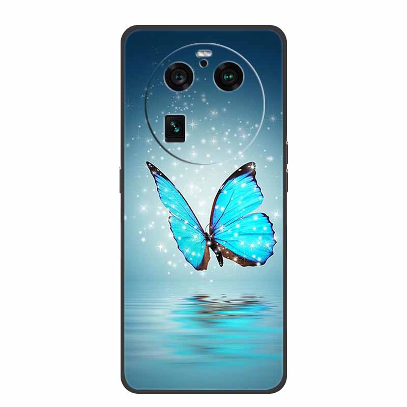 For Oppo Find X6 Pro Case Original Soft Silicone Shockproof Phone Back Cover Cases for Oppo Find X6 Pro 5G Cool Protector Shell