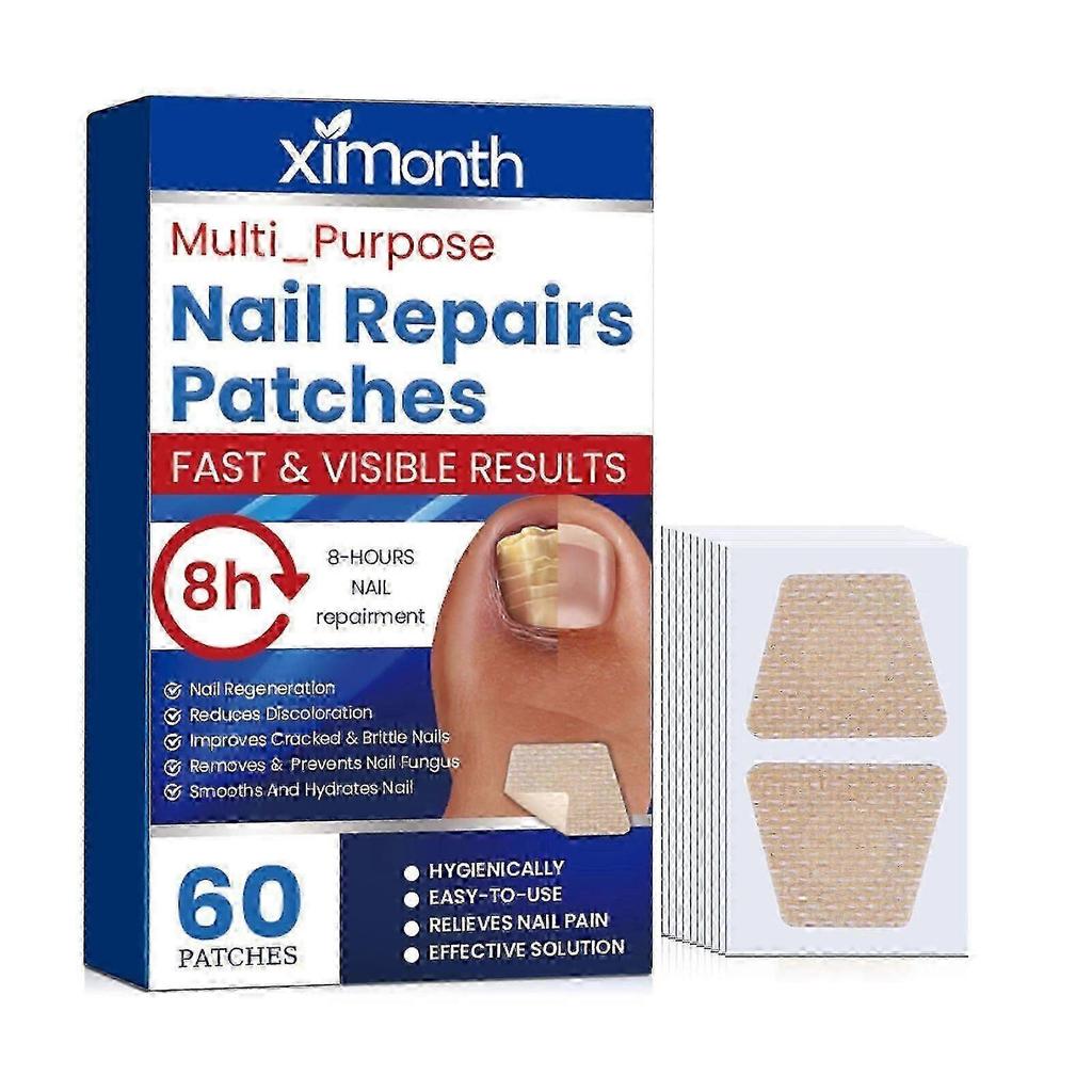 Nail Repair Patch, Hands And Feet Soft Nail Inlaid Nail Thickening Bright Nail Furrow Gray Nail Care Patch