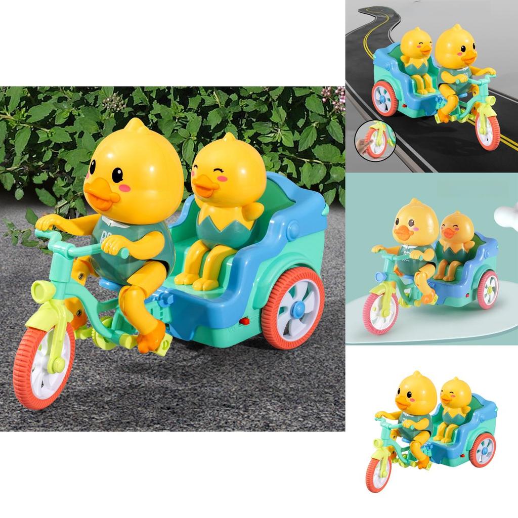 Baby Lernspielzeug Blinklicht Musik Soundeffekte Niedliche Ente Dreirad Für Kinder
