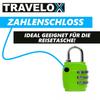 TRAVELOX Luggage Strap Luggage Strap Luggage Tag Luggage Lock Luggage Tag Green