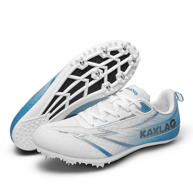New Men Professional Track And Field Shoes Lightweight Breathable Athletic Shoes Anti Slip AbrasionResistant Running Training Competition