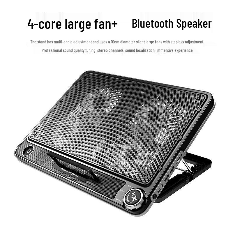 2025 Air-Cooled Gaming Laptop Cooler Stand for 15.6"-16" Computers