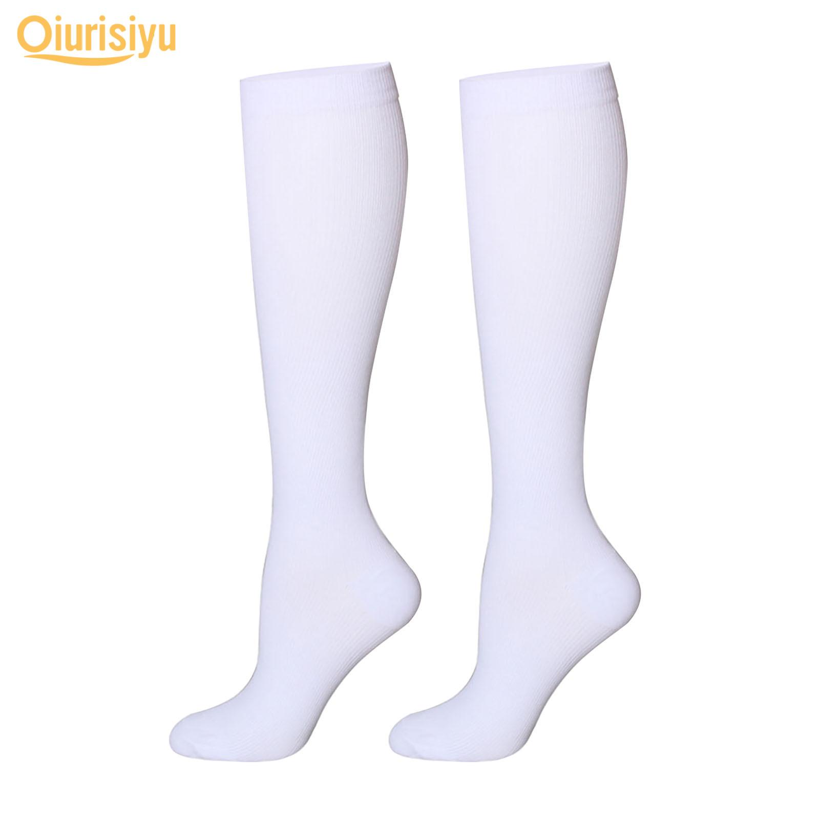 

Женские однотонные спортивные компрессионные чулки S/M