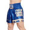Leone 1947 DNA Shorts Muay Thai Kickboxen Shorts, Blau/Gold