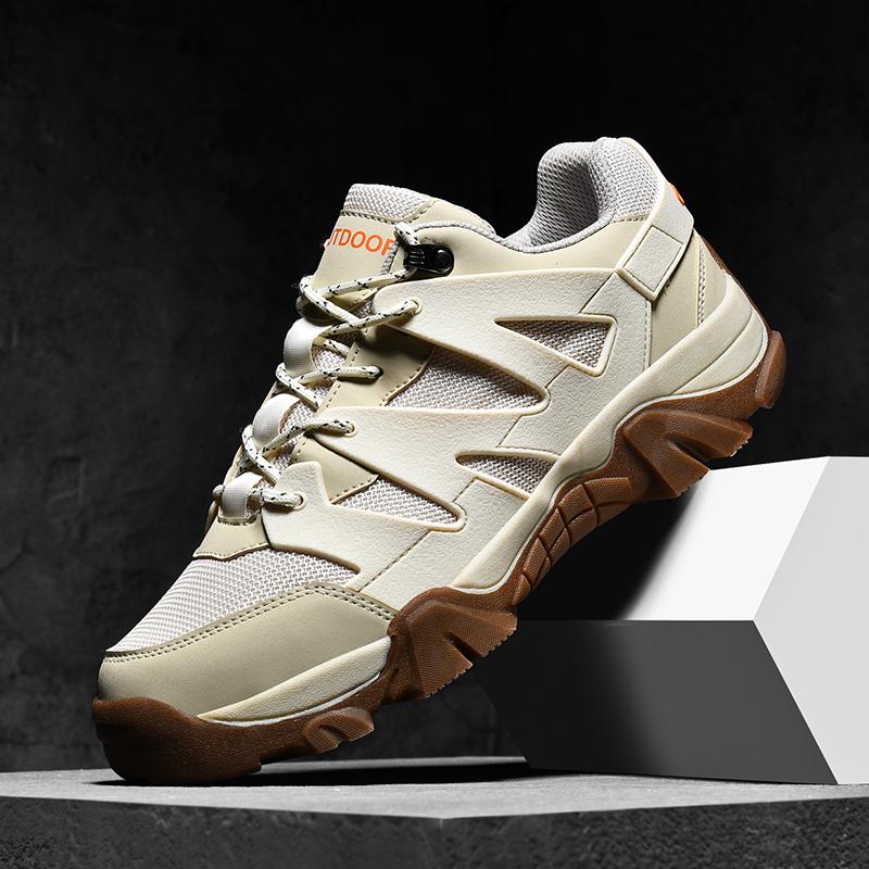 Men's Shoes New Breathable Mesh Hiking Shoes Running Shoes Spring and Autumn Designer Men Plus Size 48 Flat Casual Sports