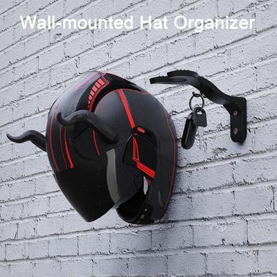 Porta Ganci per Casco da Moto Scaffale Portaoggetti Supporto Appendiabiti per Esposizione Casco per Equipaggiamento da Moto Giubbotti Cappelli
