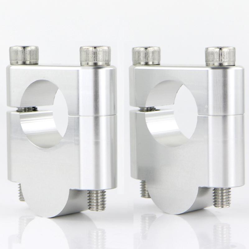 Motorcycle Handlebar Riser Fat Mount Clamps 22mm 7/8" For ROYAL ENFIELD Hunter 350 Hberg FE600E Husqvarna SM 450 610 WRE125