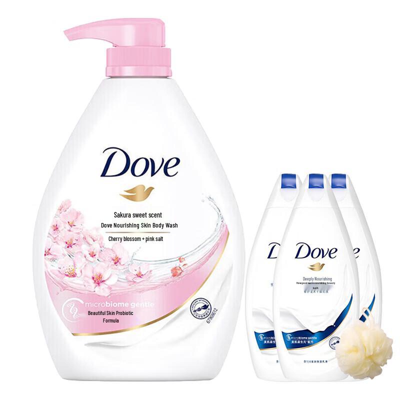 

Dove Cherry Blossom Moisturizing Shower Set