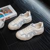Mesh breathable dad shoes women show small feet summer new shoes thick-soled soft-soled explosive casual shoes