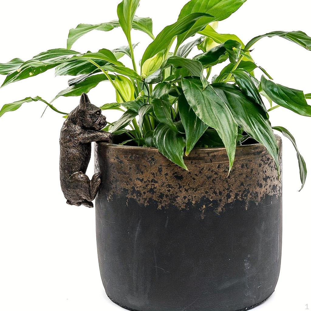 Bonsai Hanging Sculpture Animal Figurine Resin Cute Planter Pot Hanger Garden Statue for Home Office