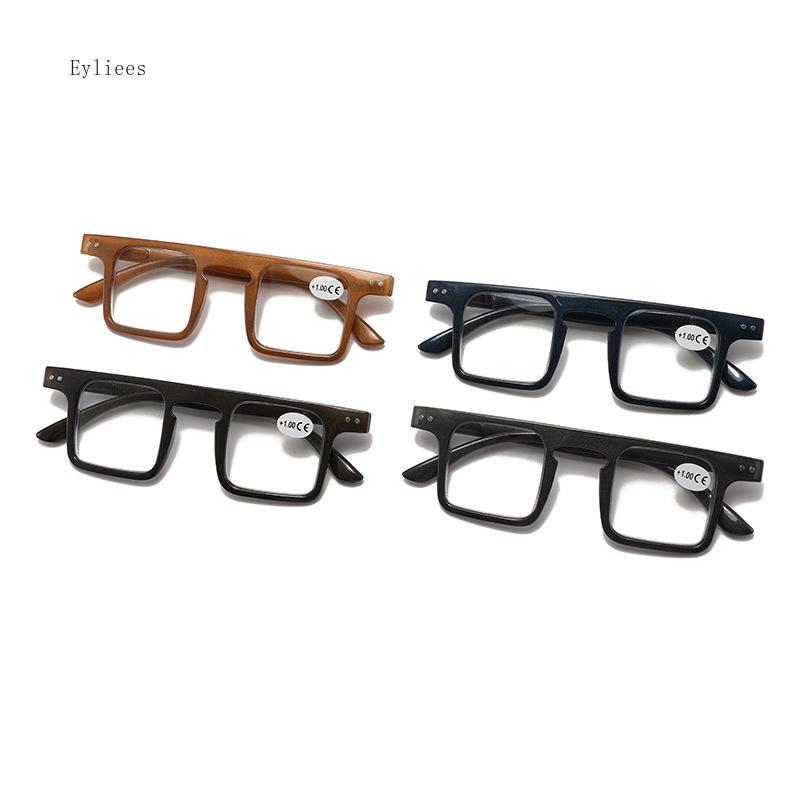 Neue Blaulichtfilter-Lesebrille für Herren und Damen, quadratischer Rahmen, hochwertige klassische Lesebrille, Brillengestell für Herren