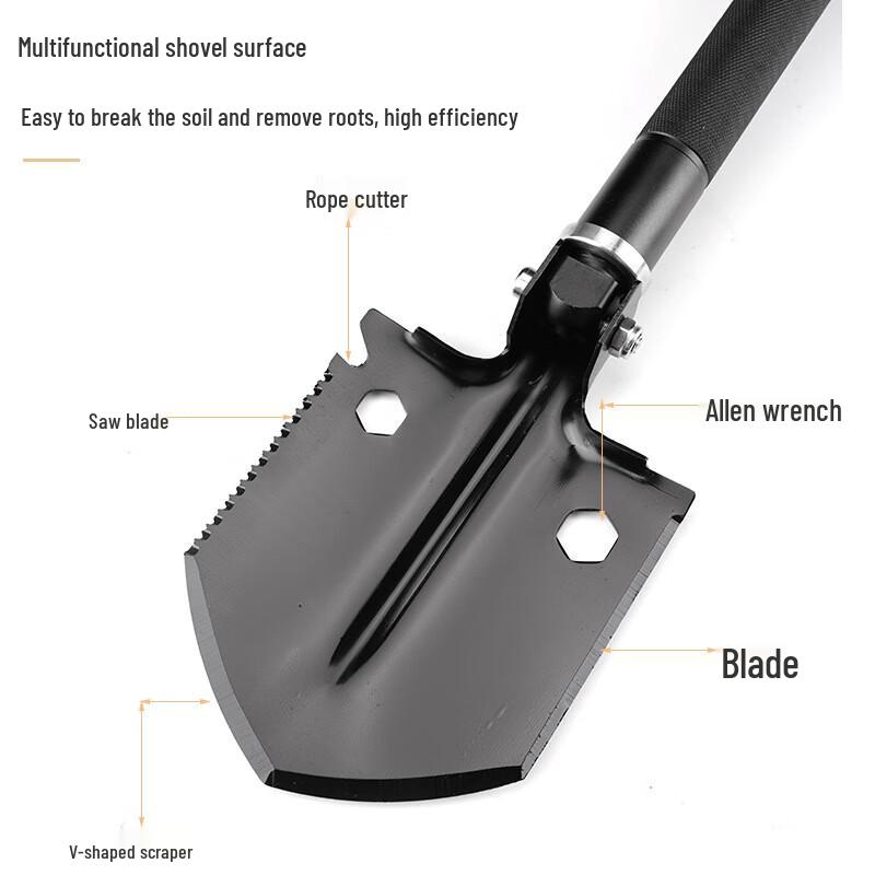 Multifunctional Folding Mini Survival Shovel