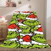 Christmas Gift Comedy Movie How the Grinch Stole Christmas blanket home warming, four season bed decoration sofa cover flannel throwing blanket K4