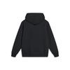 Li-Ning Sports Trend Series Solid Color Loose Pullover Hoodie Unisex Tops Black AWDT757-3