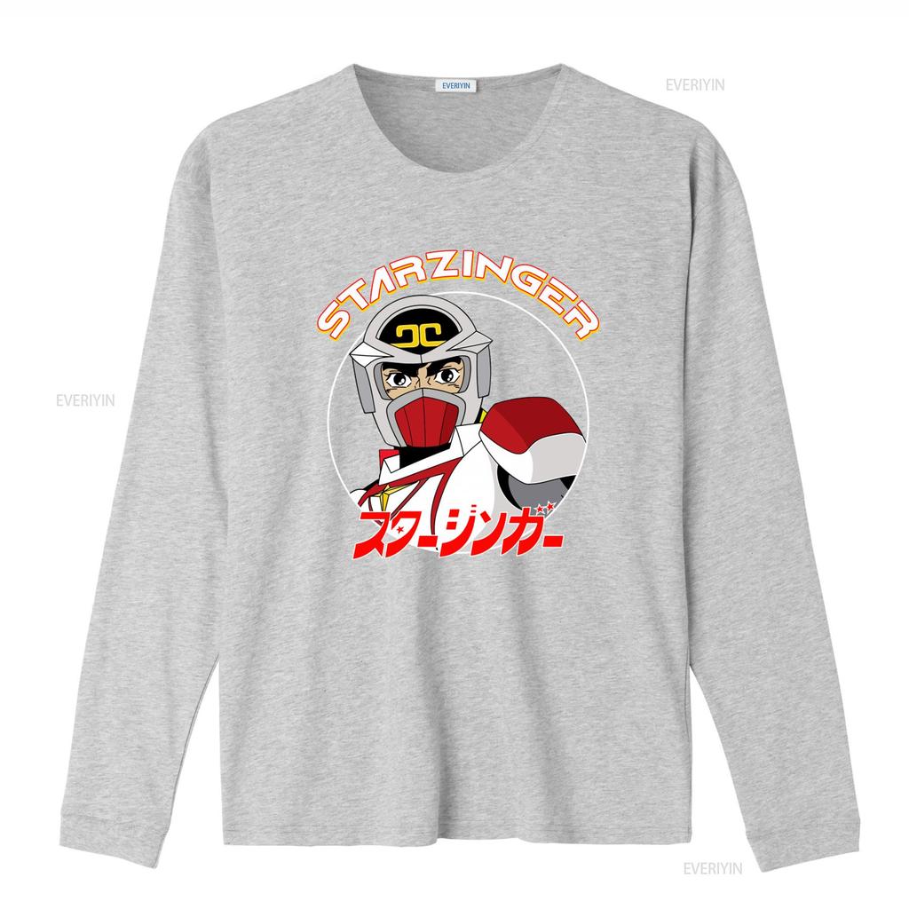 Starzinger Retro Japanese Sci Fi Space Opera Animated T Shirt for Unique Design vintage Washed Soft Stretched Unisex streetwear