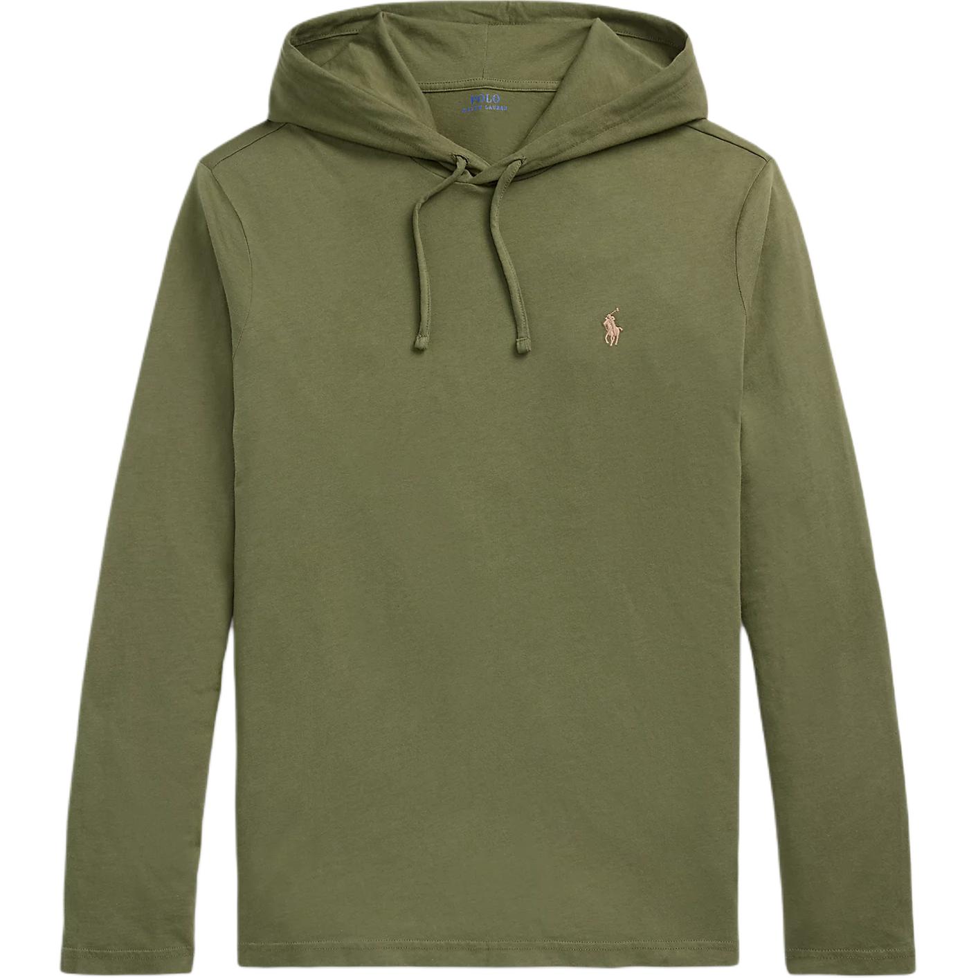 

Polo Ralph Lauren SS24 Drawstring Hooded Embroidered Long Sleeve Sweatshirt Men sweatshirt Green 710847203055 S