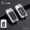 Four-button Glossy Silver Single Shell