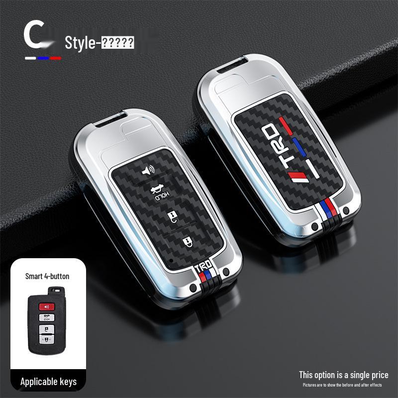 Key Cover for Toyota Land Cruiser LC300, Prado, and RAV4