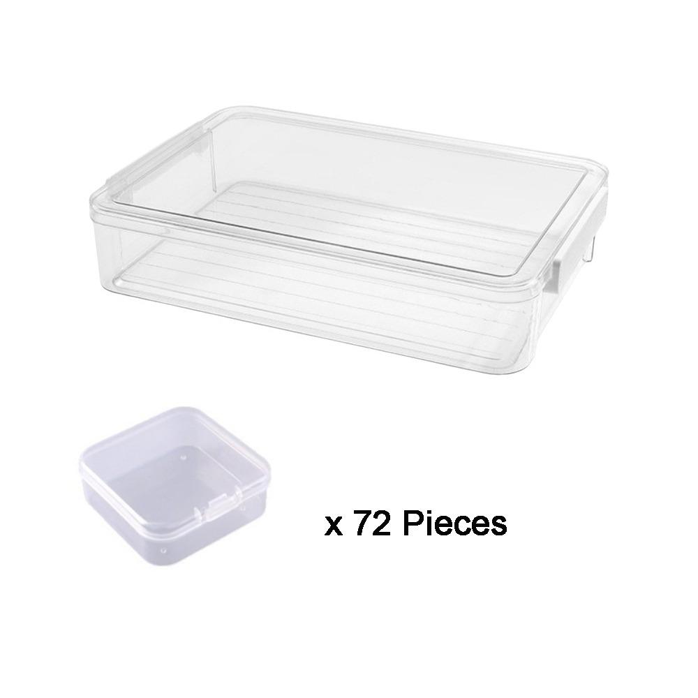 Transparent Perler Beads Storage Box Plastic Jewelry Container Beads Storage Box  DIY Crafts