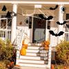 Décorations d'Halloween - AIMOONSA - 15 pièces - Chauves-souris et araignées 3D - Lumineuses - PP étanche, autocollantes