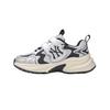 MLB Polyester New York Yankees Fashion Simple Comfortable Aesthetic Low-Top Kids Running Shoes Kids sneaker Silver 7ASHCB05N-50SID