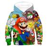Super Mario Brothers Mario Children's Versatile Sweater Cosplay Spring and Autumn Anime Hoodie Jacket Men